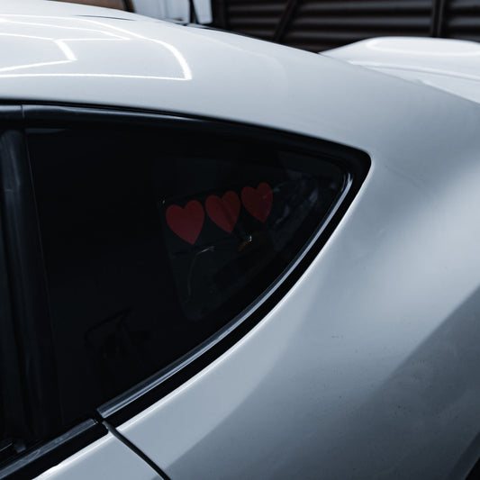 Heart Shaped LED Car Panel